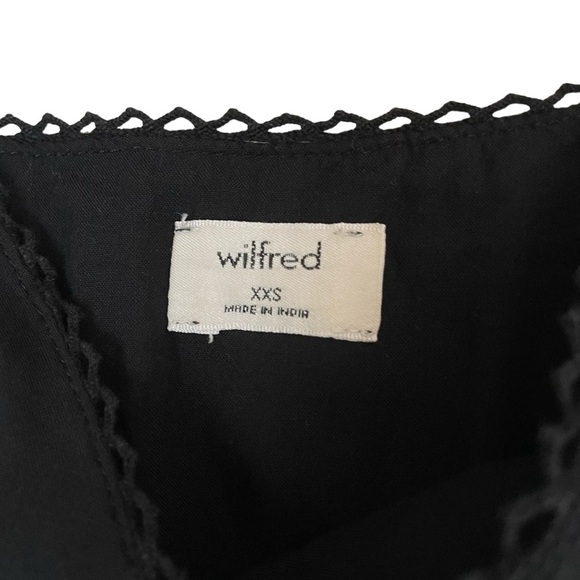 Wilfred Aritzia Irene La Boheme Black Wide Leg Jumpsuit - Picture 9 of 16